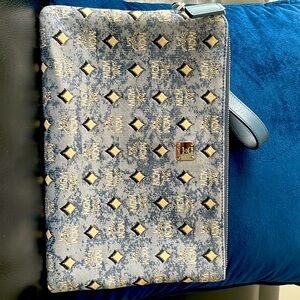 Blue Jean MCM Large Pouch